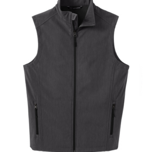 Soft Core Vest Front Charcoal