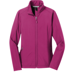 Ladies Soft Jacket Front Berry