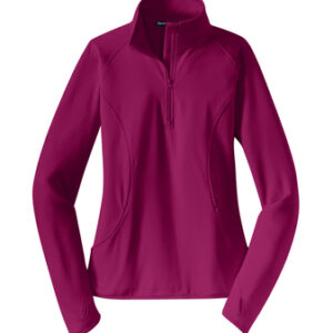 Ladies Sport Pullover Front Pink Rush